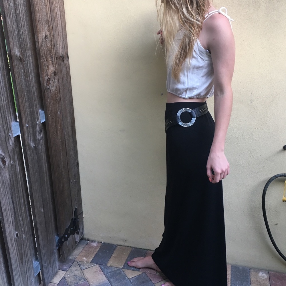 Black Leather Belt